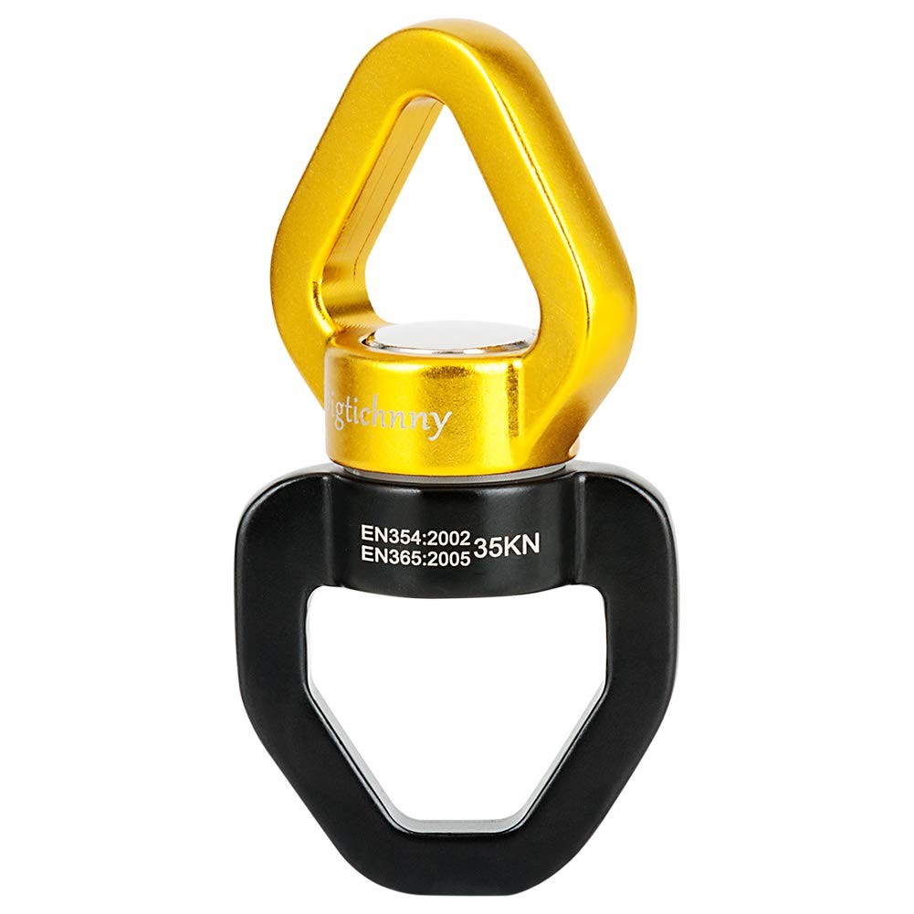 Swing Swivel, 35KN Safety Rotational Device, Swing Spinner for Web Tree Swing...