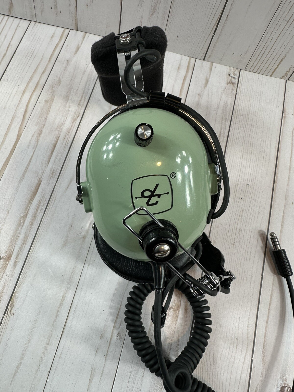 David Clark Model H10-76 Aviation Over-The-Head Headset-Mic, *Untested*