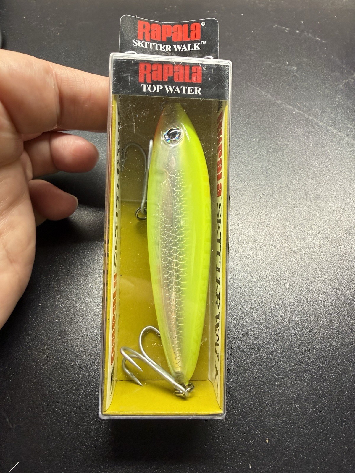 Rapala Skitter Walk SSW-11 HCH Hot Chartreuse 4-3/8" & 5/8oz Fishing Lure