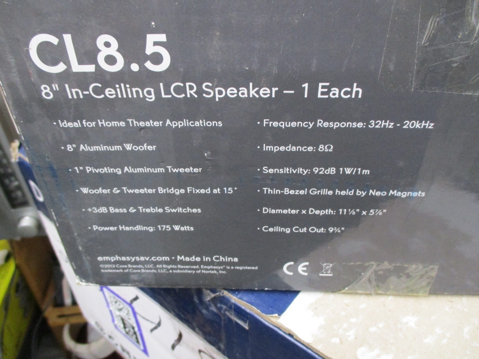 EMPHASYS CL8.5, 175W, 1 Ceiling Speaker