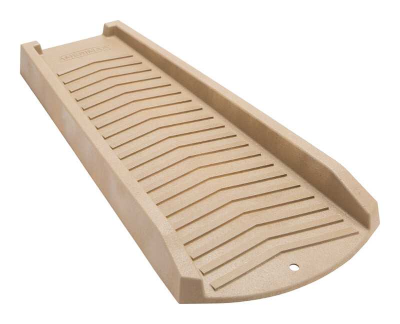 Amerimax 3013-12 Durable Stone Vinyl Splash Block 2 H x 11 W x 24 L in.