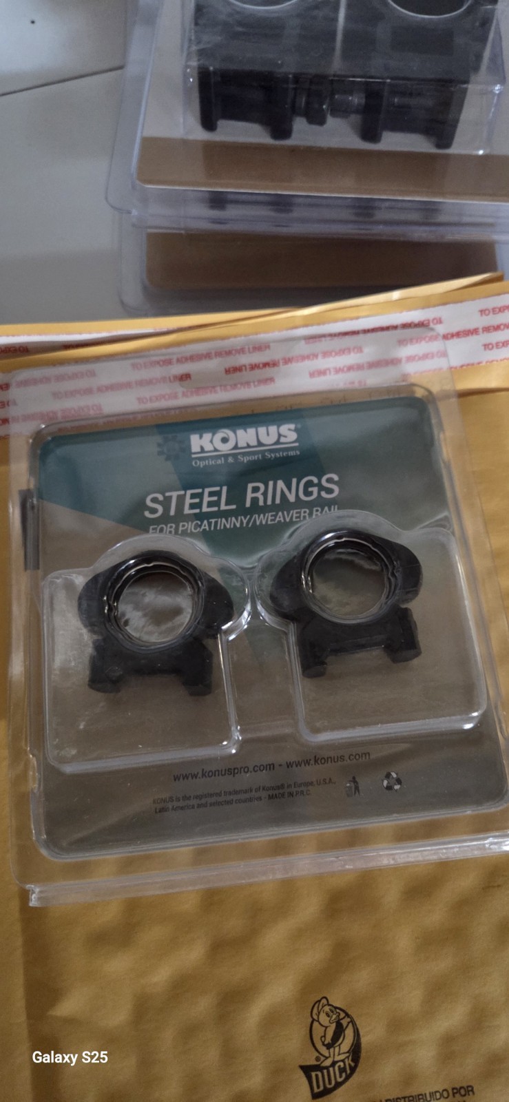 konus scope rings 1" low height scope rings.