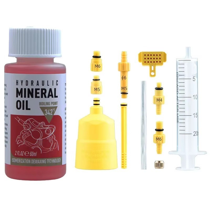 Hydraulic Disc Mtb Bike Brake Bleed Kit, Oil Mineral, For Shimano Tektro Magura