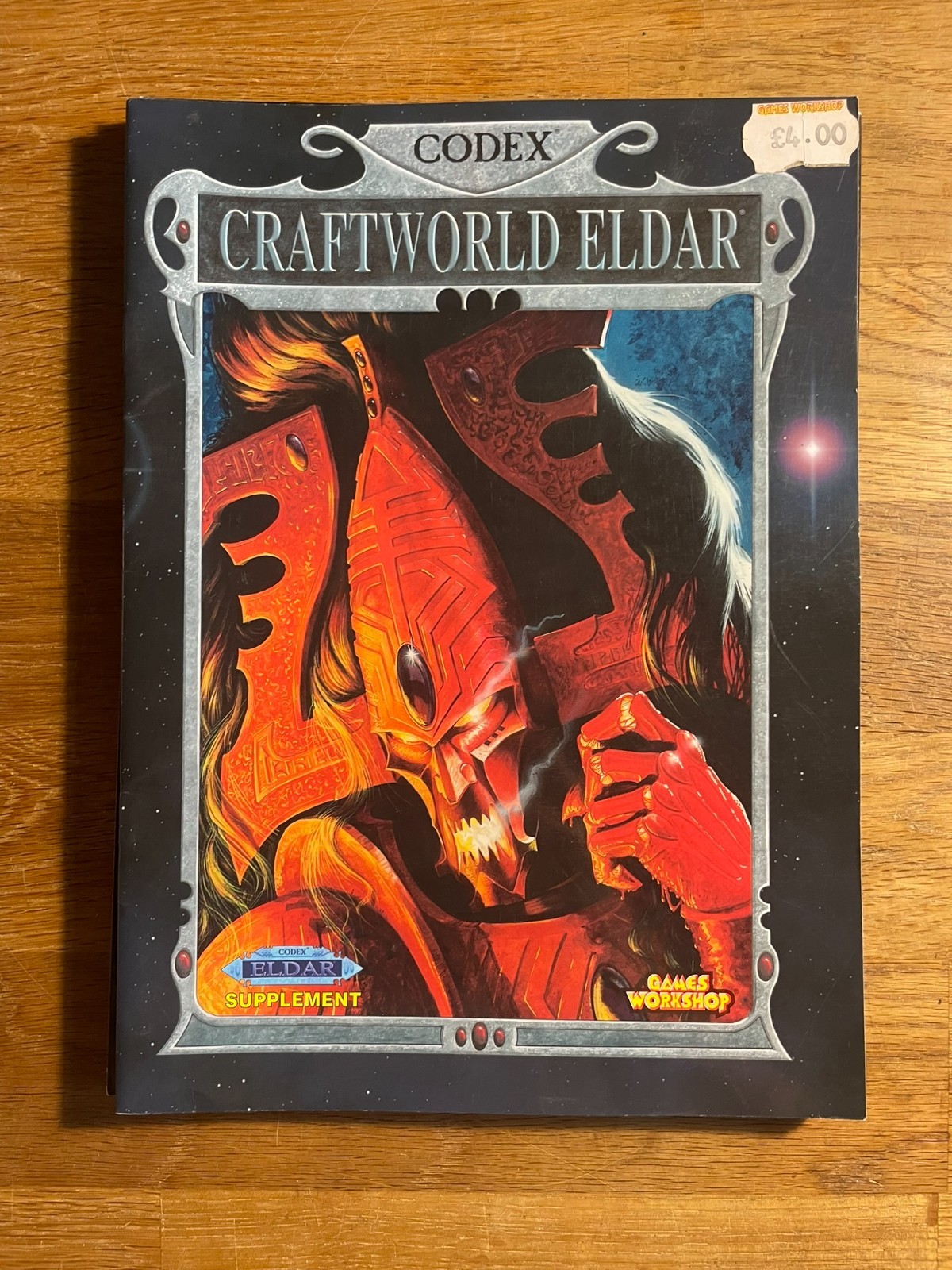 Warhammer Codex 40k Craftworld Eldar Army Games Workshop 2000 GW