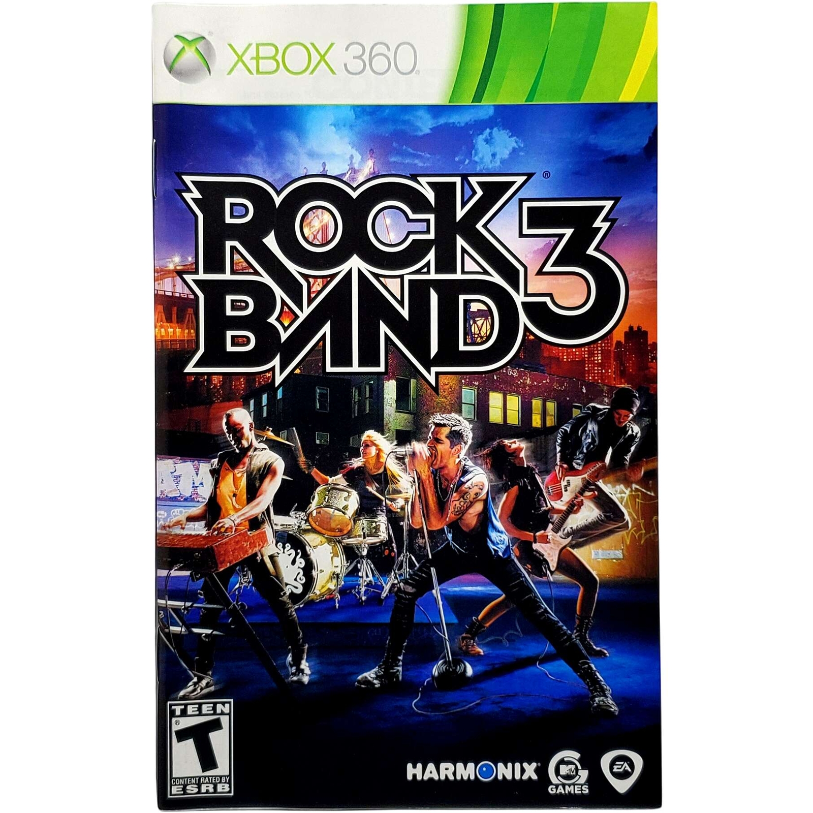 (Manual Only) Rock Band 3 - Microsoft Xbox 360 Excellent Tested Original