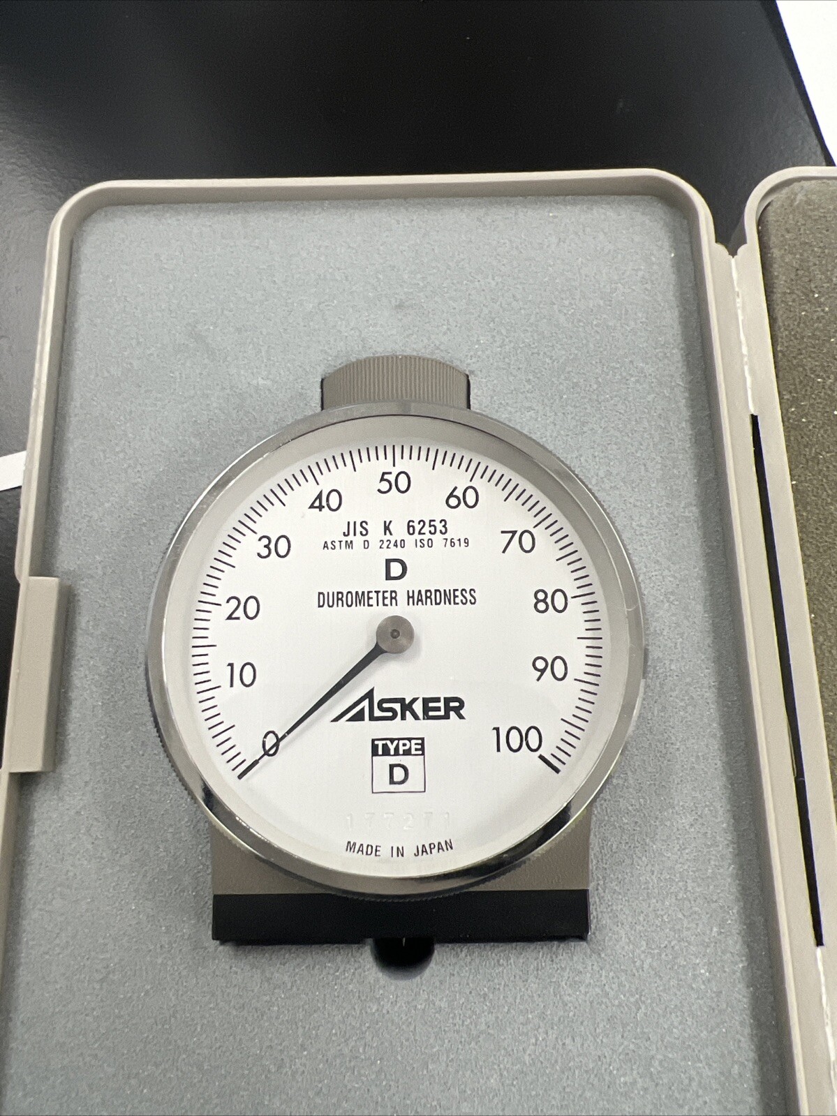 Asker Type D ASTM D 2240 Durometer / Hardness Tester, for Normal Rubber