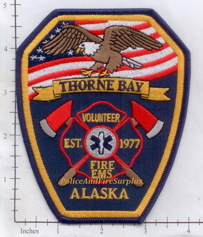 Alaska - Thorne Bay Volunteer EMS FIre AK Fire Dept Patch