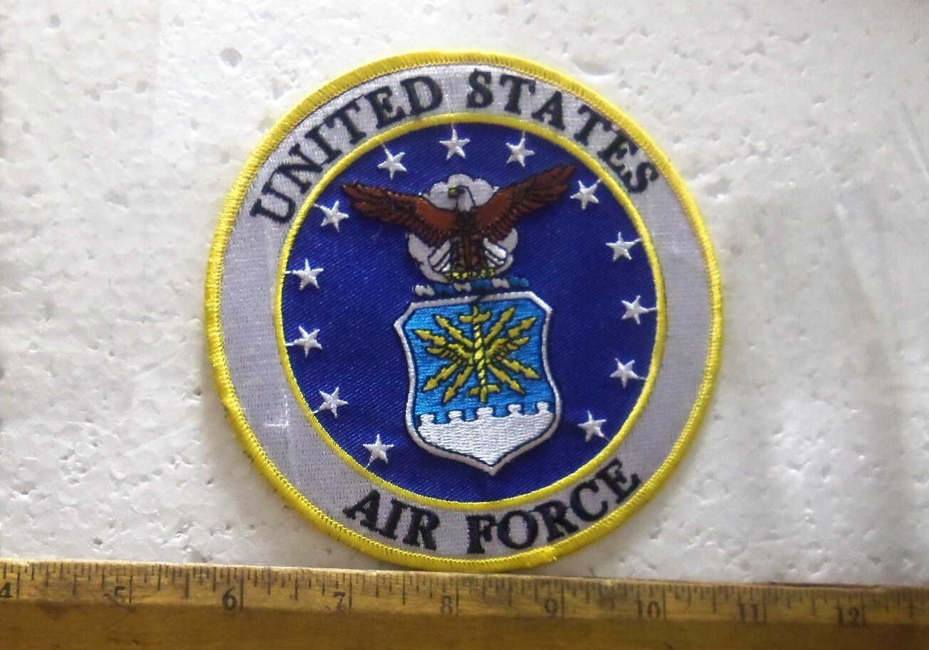 Large US Air Force Logo Embroidered Patch