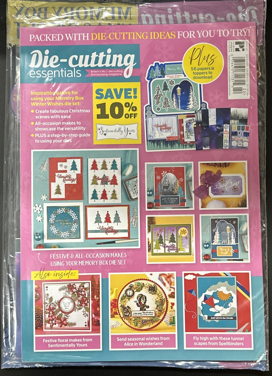 Die Cutting Essentials Magazine Issue 122 Christmas Die Set