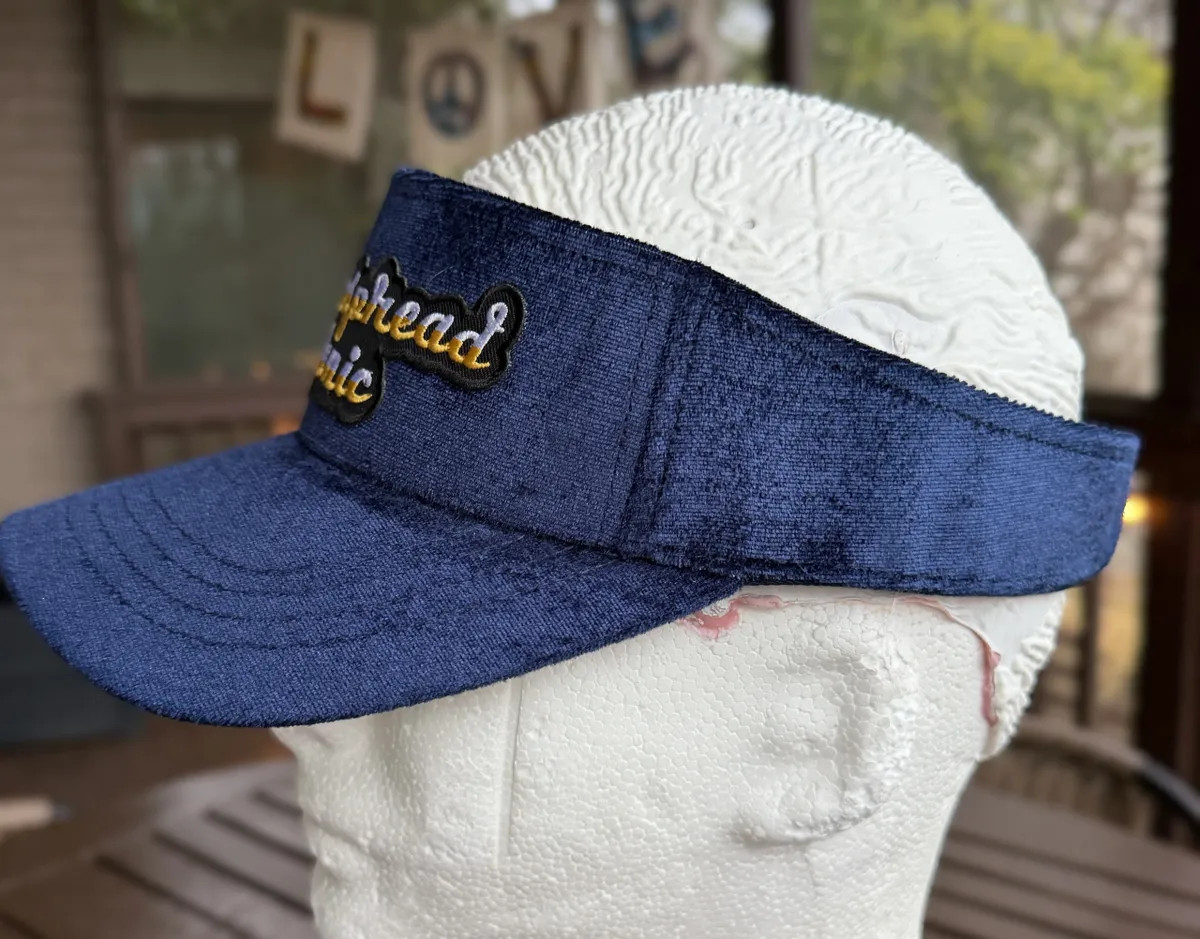 Widespread Panic Velour Visor - Navy