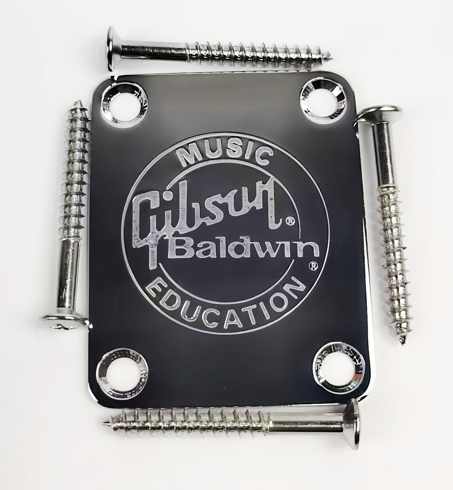 Copper gibson Logo Guitar/Bass Neck Plate Guitar Link Board
