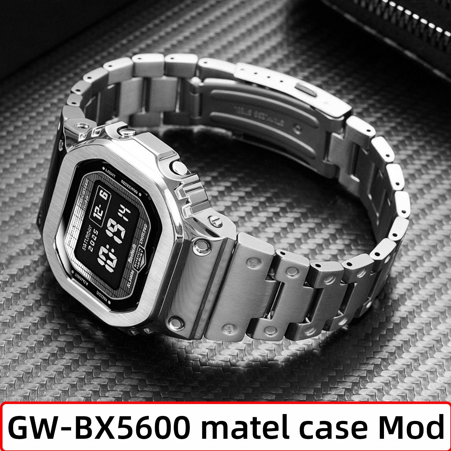GW-BX5600 All metal Case bezel watchband Mod Kit For Casio 3578 GW-BX5600 Watch