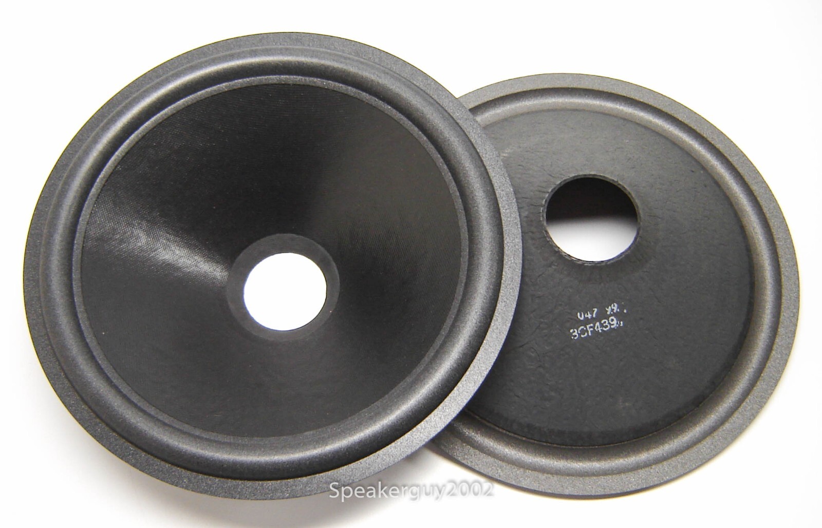 Pr. 12" Paper Speaker Cones -- Recone Parts -- 3CF439