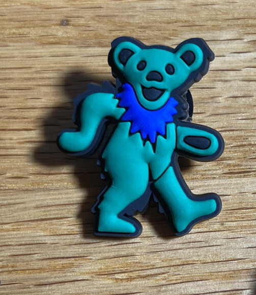 Grateful Dead, Dead Head, Dancing Bears - New, Green, 1pc Free Ship for crocs