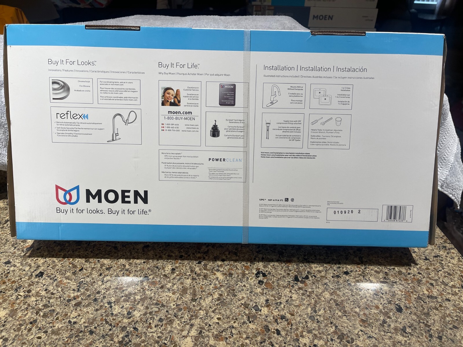 NEW!! Moen Adler One-Handle Pulldown Kitchen Faucet - Polished Chrome (87233)