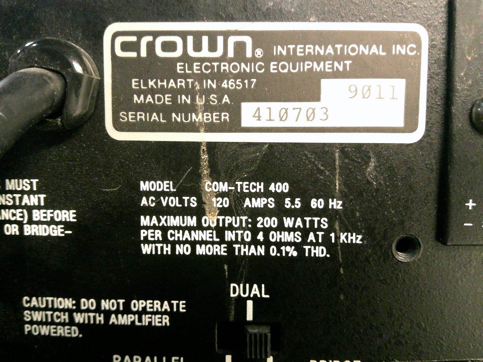 Crown Com-Tech 400