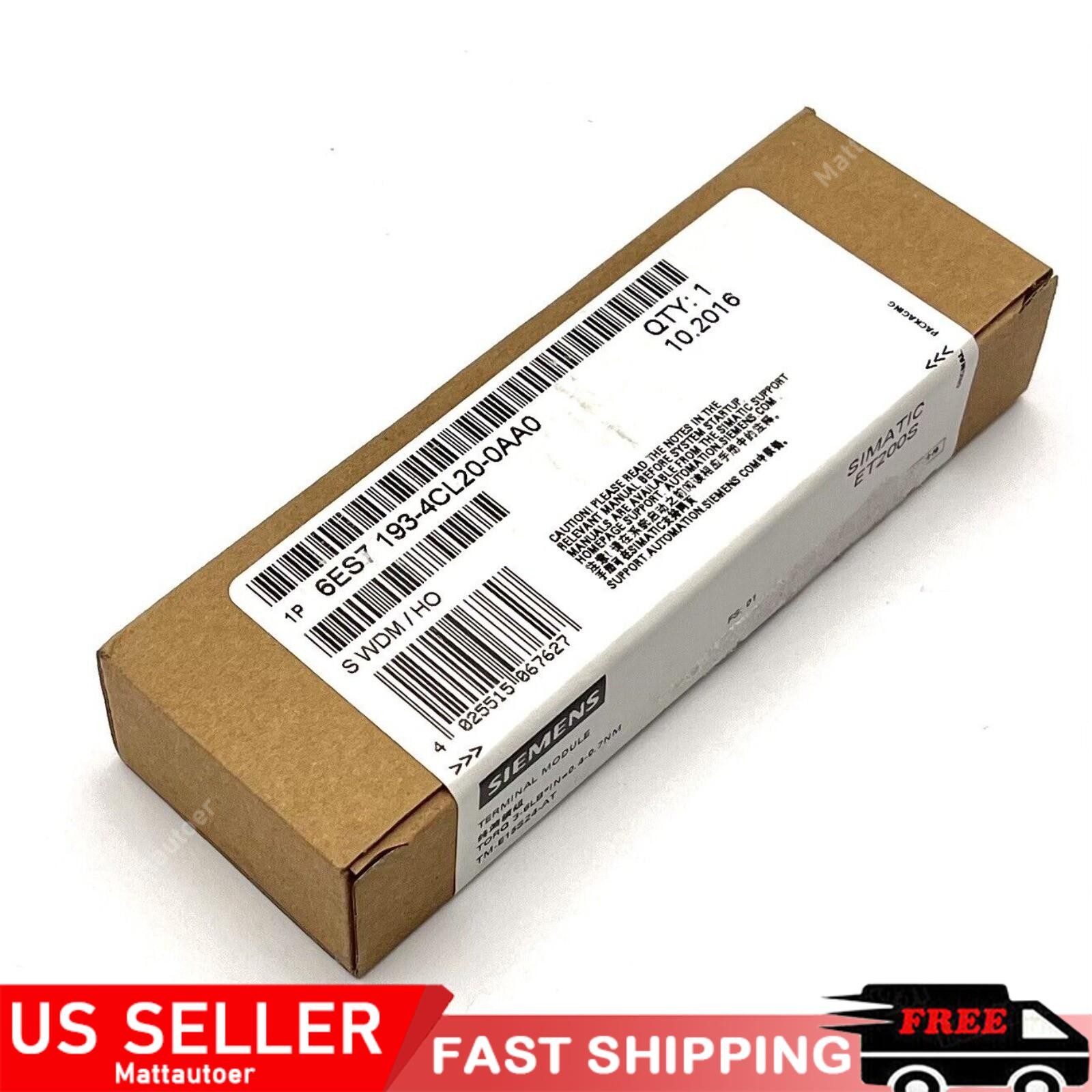 New Siemens terminal module for ET 200S 6ES7193-4CL20-0AA0 6ES7 193-4CL20-0AA0