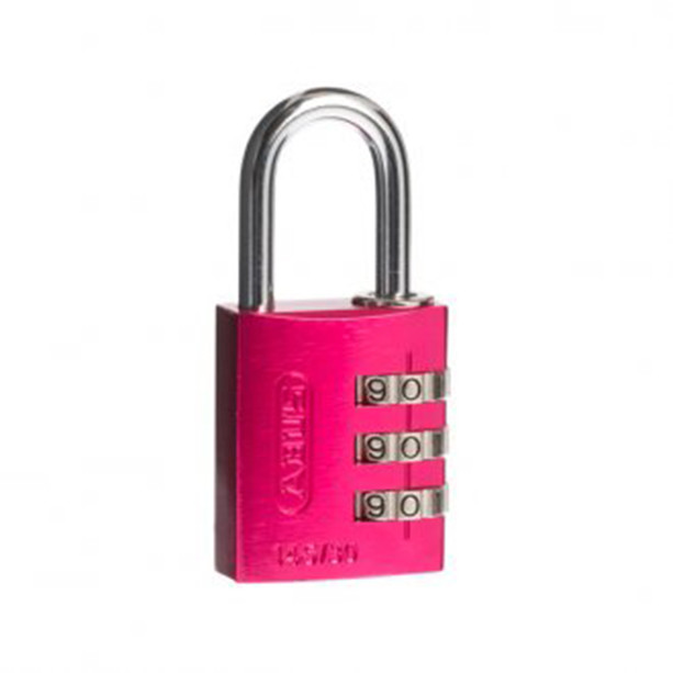 ABUS Combination Padlocks - Resettable 30mm x4 BULK LOT High quality - PINK