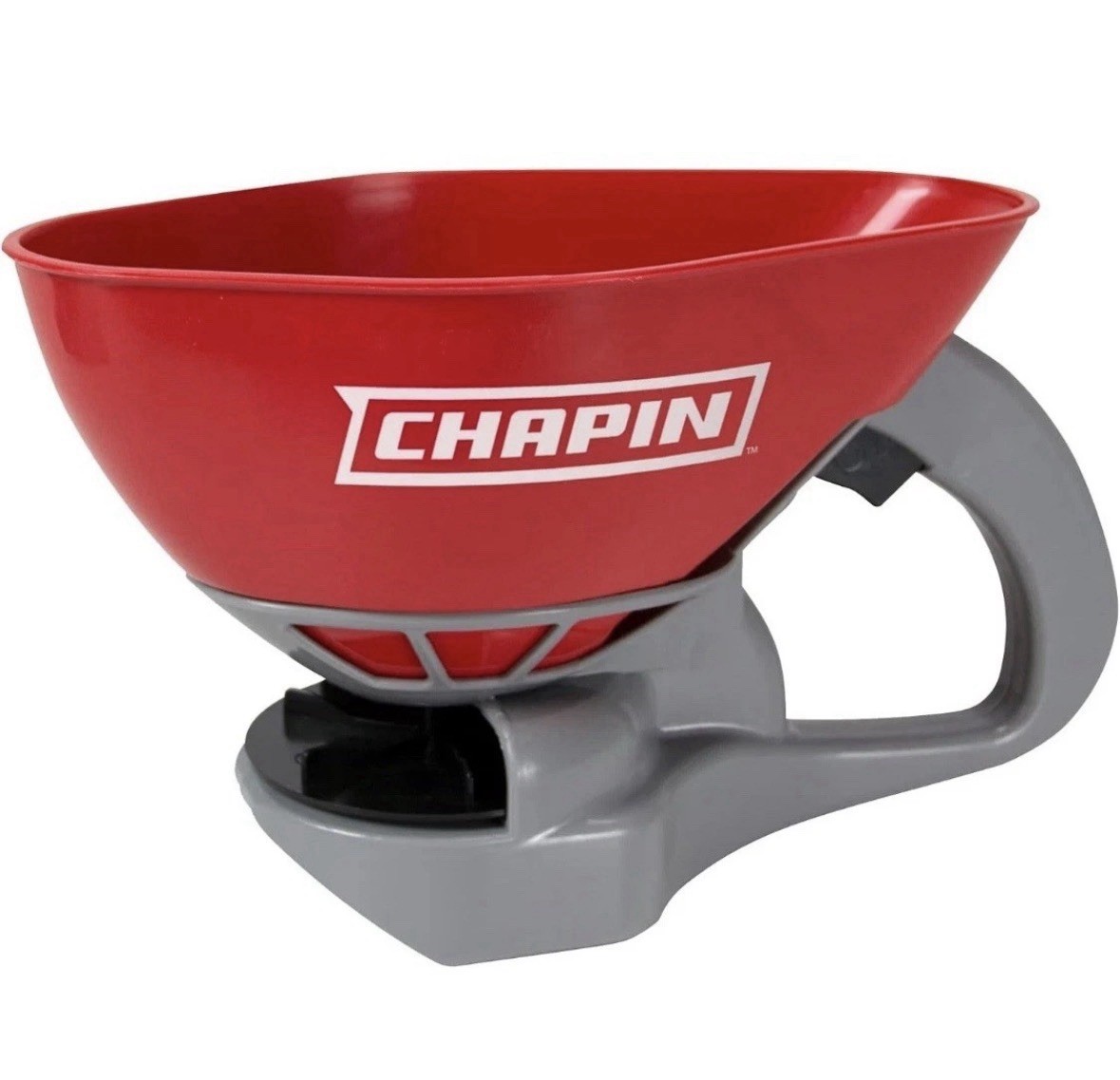 Chapin 8706A Hand Broadcast Spreader 1.6L Adjustable Easy Crank Seeds/Fert Red