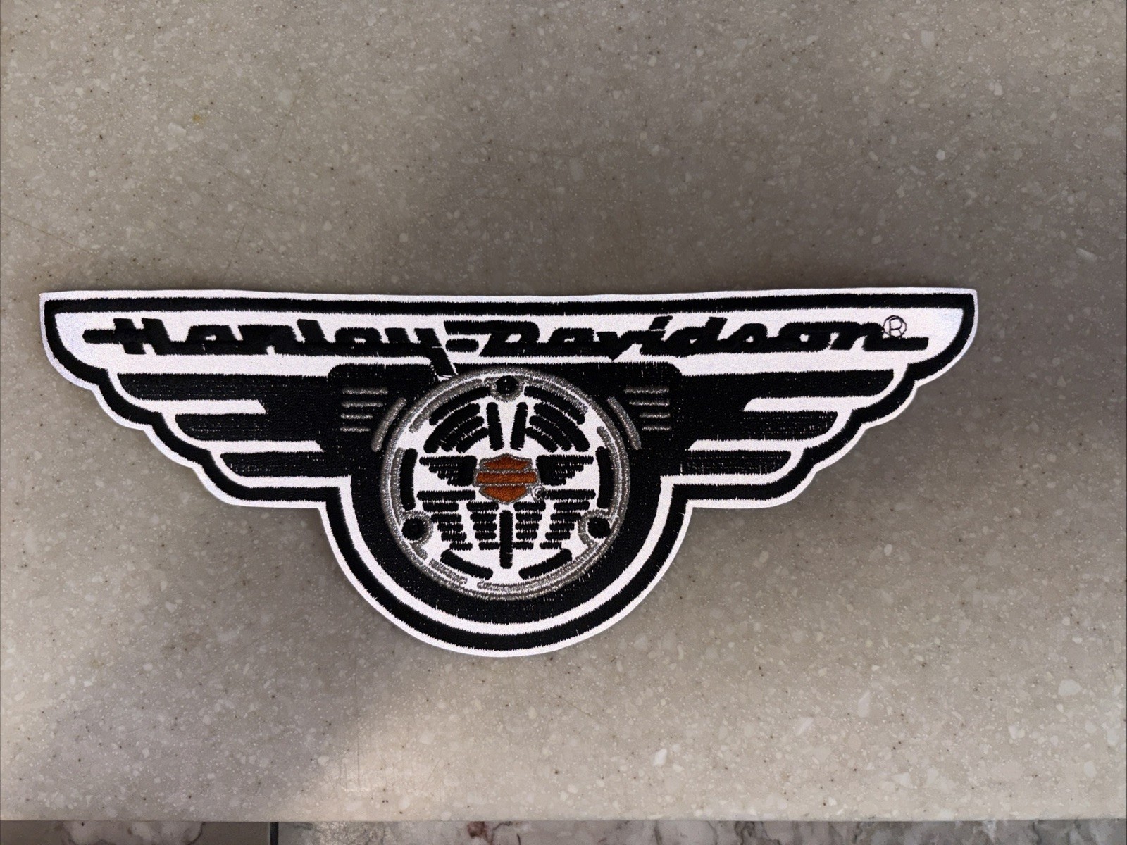 New Harley Davidson Old Style Horn  Patch  / Emblem