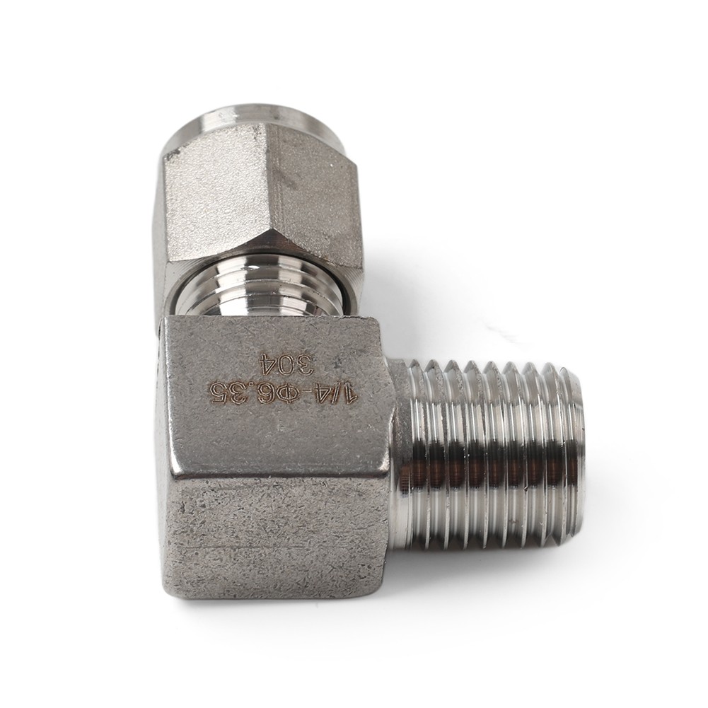 Kompressionsrohrverschraubung 1/4 PT x 1/4" OD Kupplungsadapter 304 Edelstahl