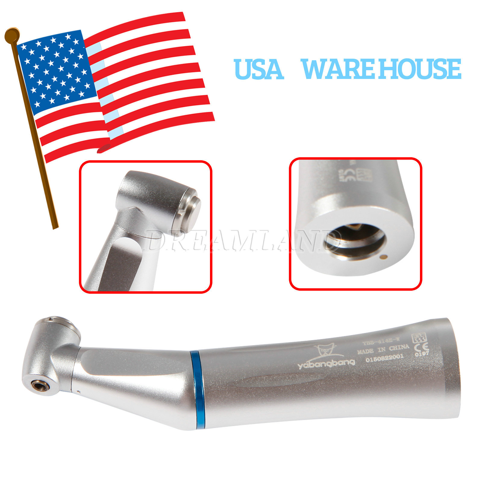 Dental Contra Angle Angulo Inner Water Spray Contrangulo Yabang WY