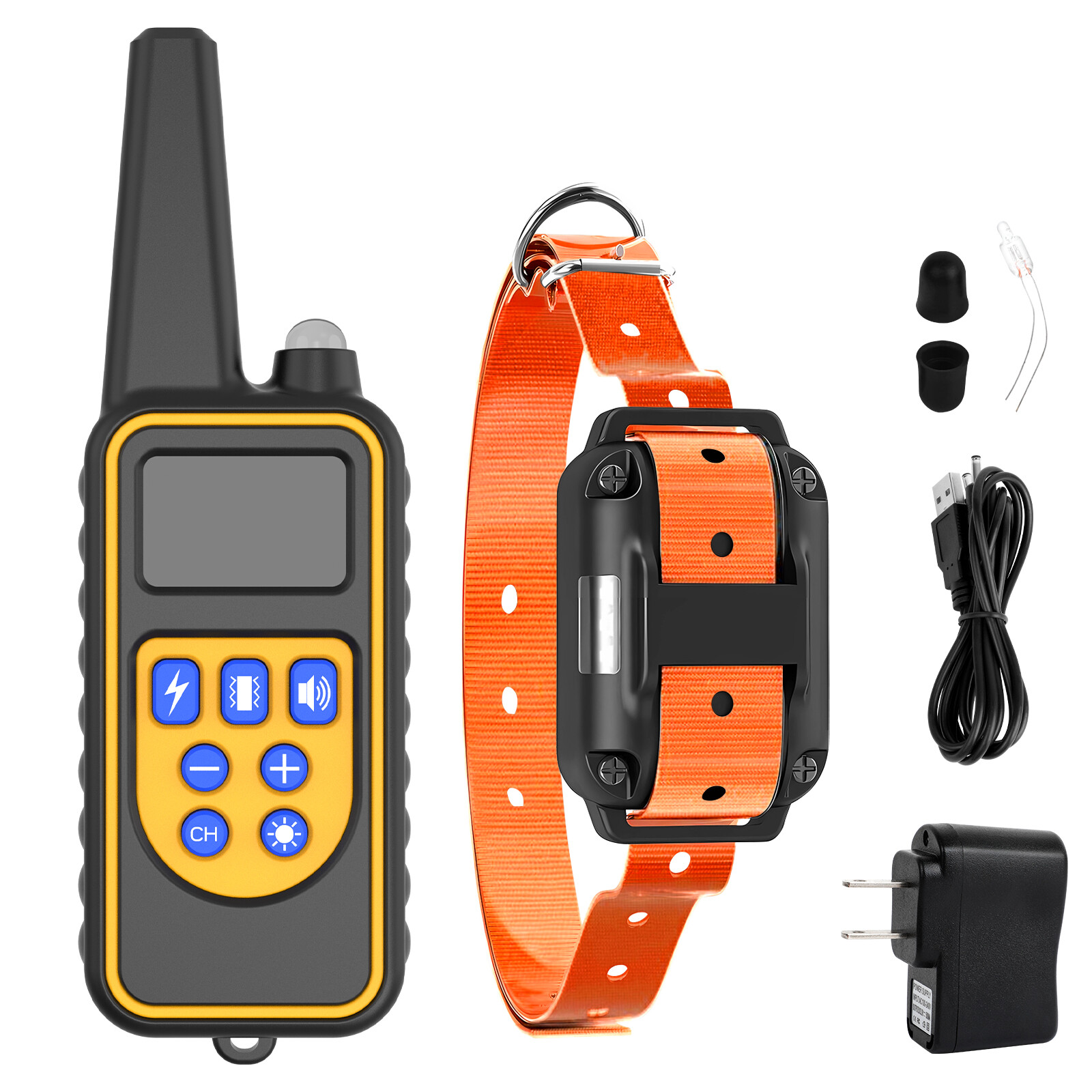 3000 FT Remote Dog Shock Training Collar Rechargeable Waterproof Pet Trainer US