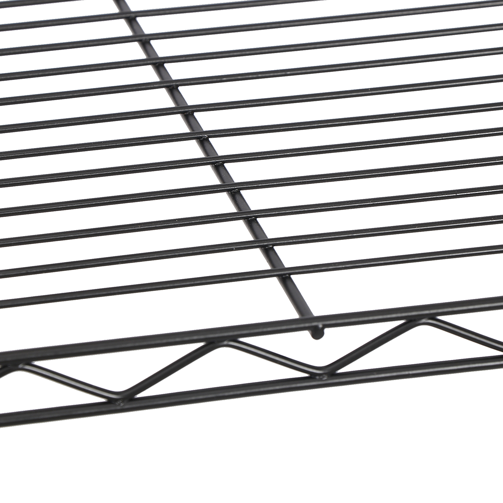 5 Tiers Wire Shelving Unit Rack Large Space Adjustable Storage Shelves Kitchen