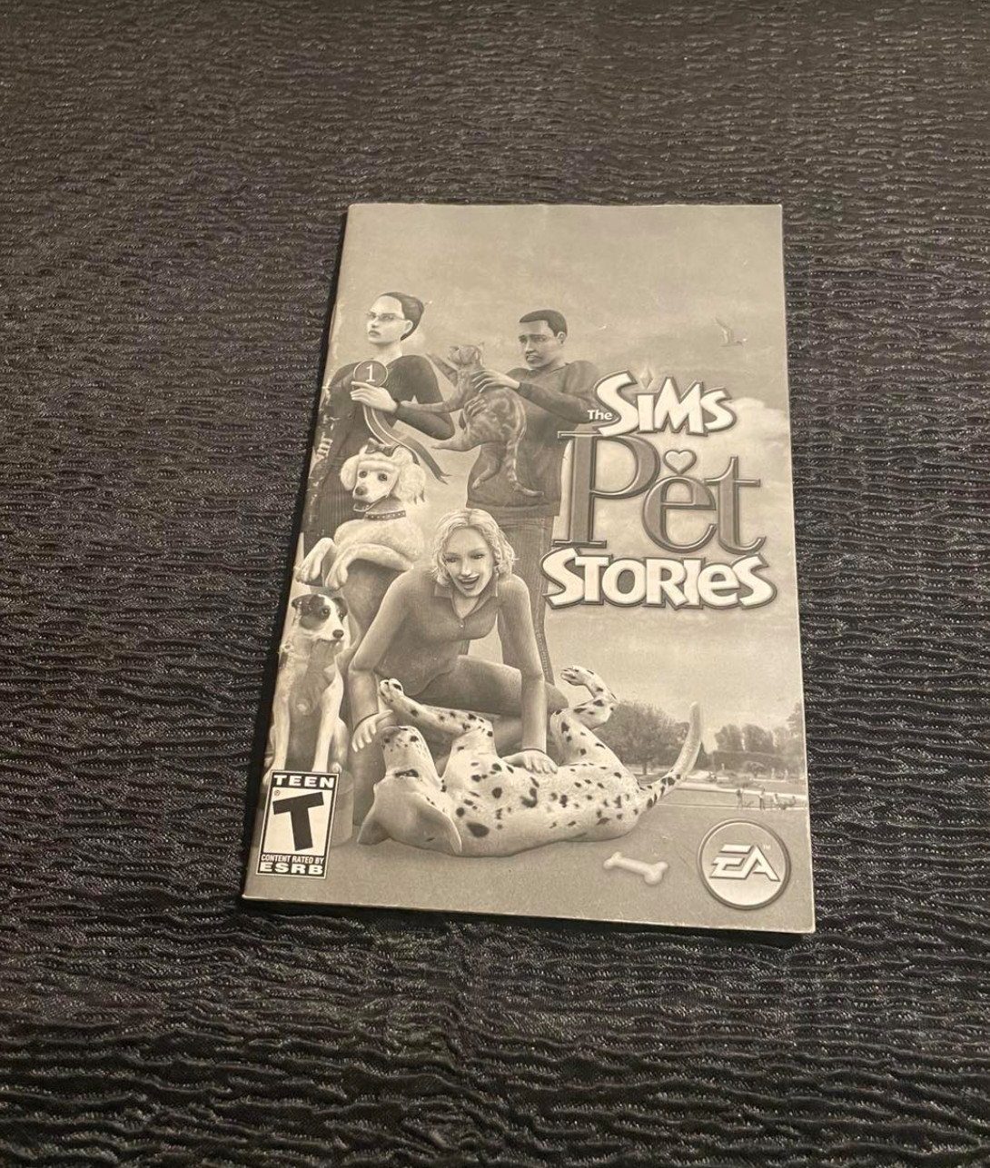 Manual For Sims Pet Stories Electronic Arts EA Games 2007 Booklet Guide Sleeve