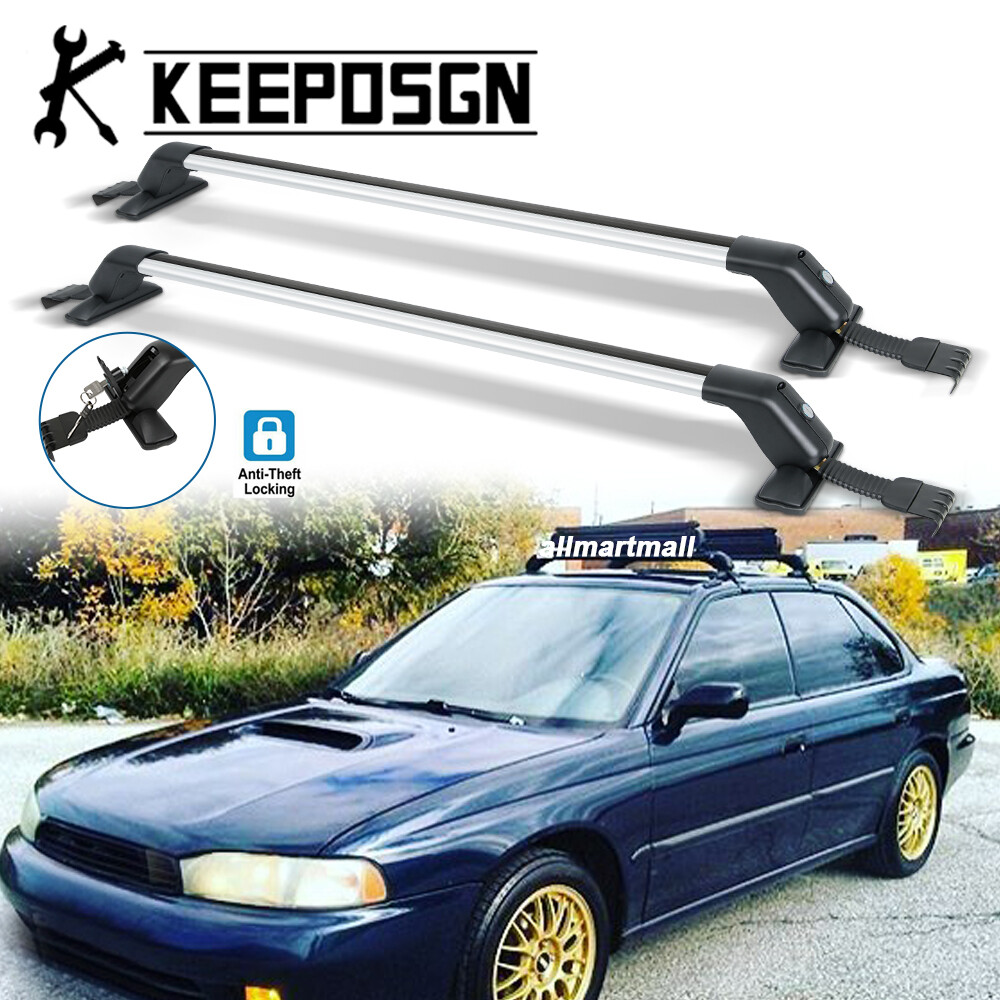 for Subaru Legacy Top Roof Racks Cross Bars Cargo Carrier Luggage Aluminum Lock