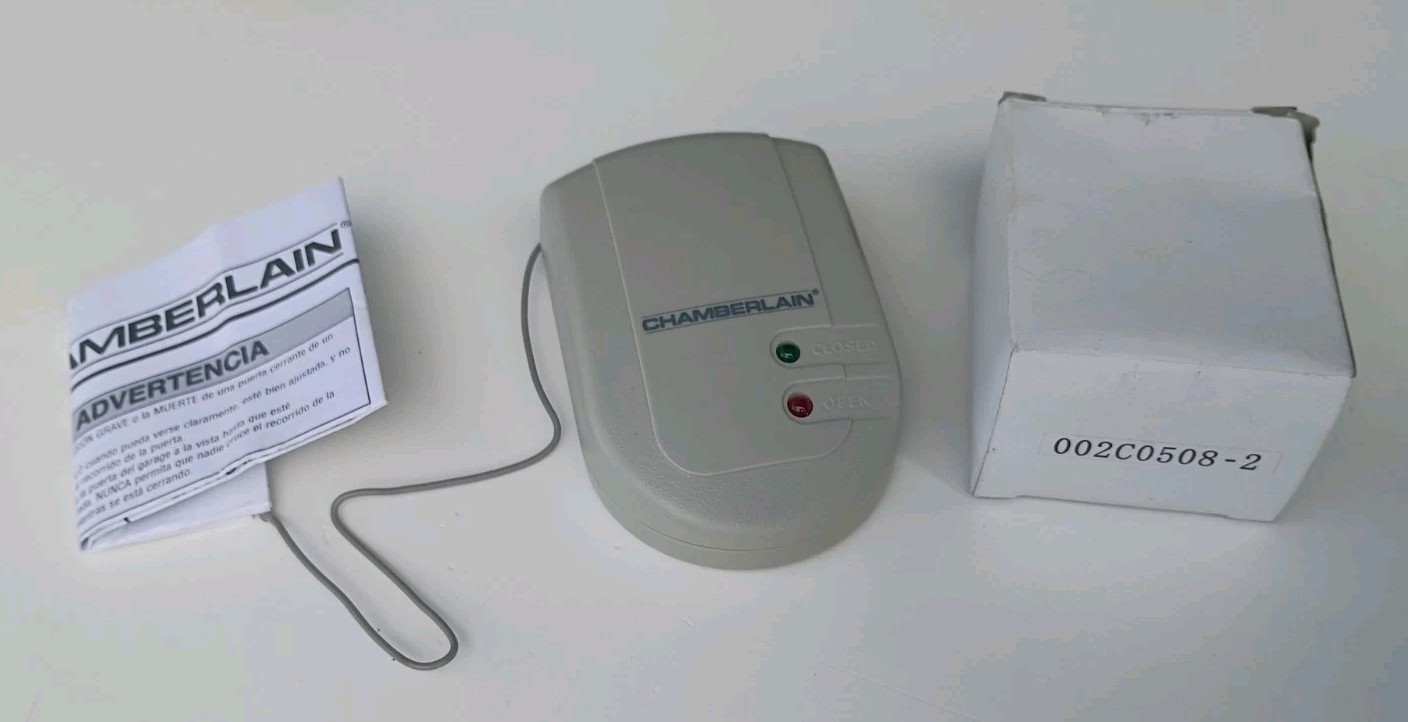 Chamberlain Garage Door Sensor Replacement Part & AC  Power Only Mod 002C0507-3