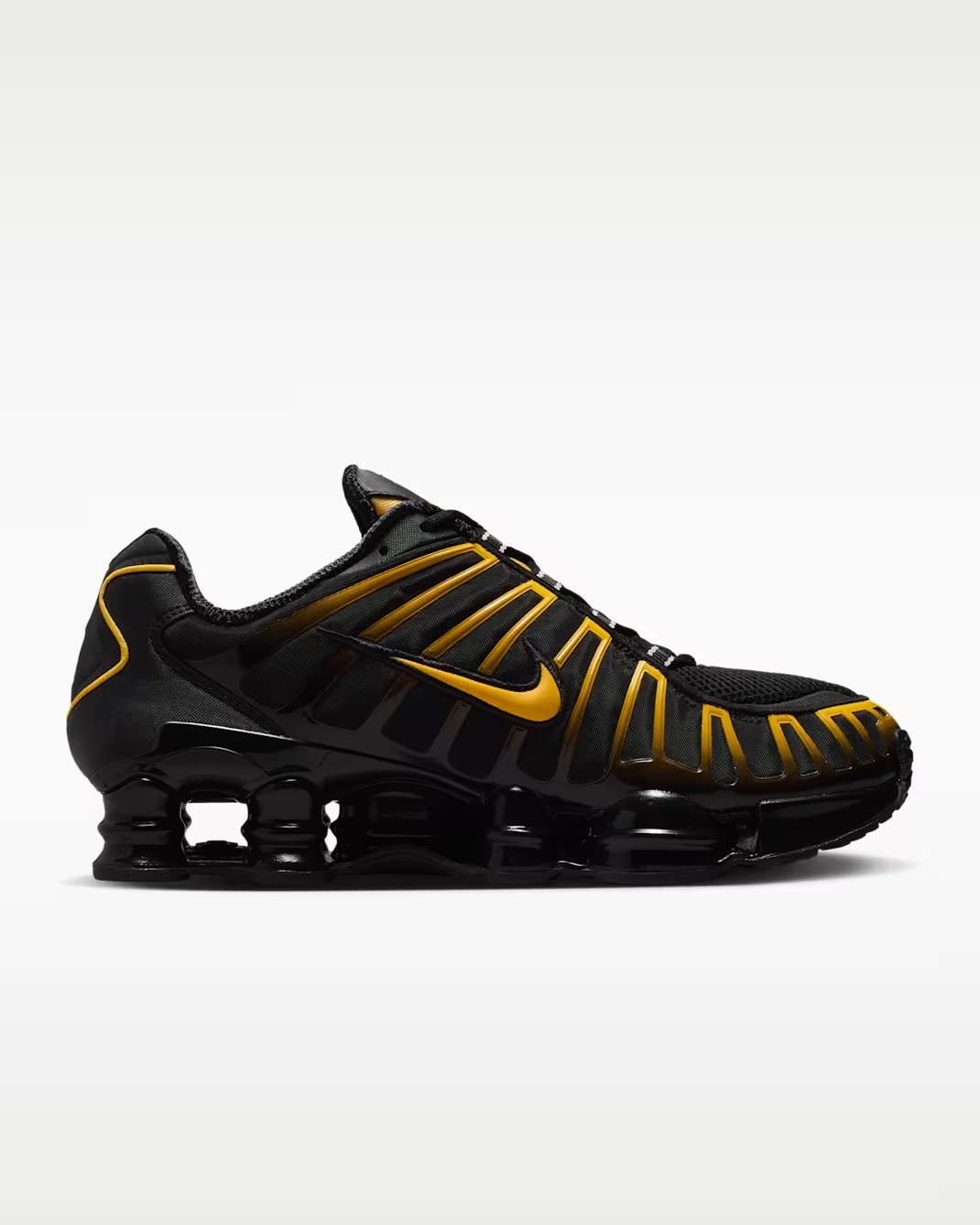 Nike Shox TL Shoes Black University Gold AV3595-013 Men's Sizes NEW