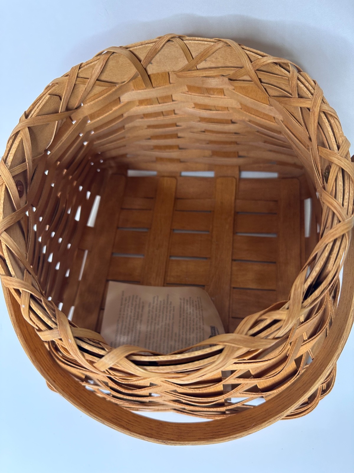 Workshops Egg Collector Amish Basket 9x9"