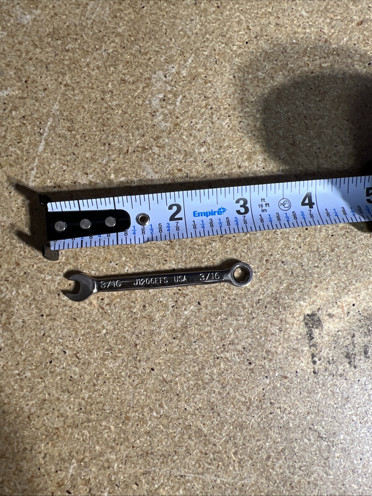 PROTO 3/16 in J1206EFS Short Combination Wrench, 6 Point USA 🇺🇸 New