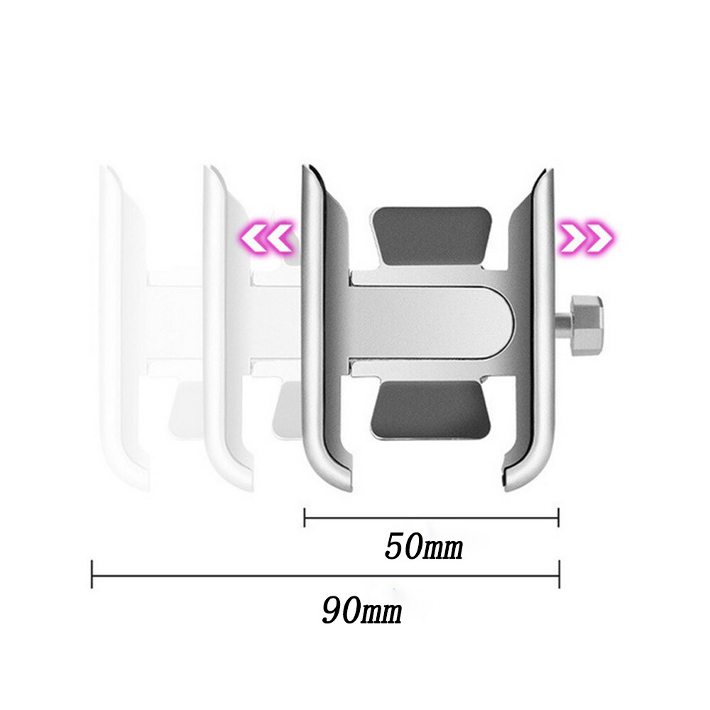 Universal Motorcycle Cell Phone Mount Holder with USB Charger Handlebar Install