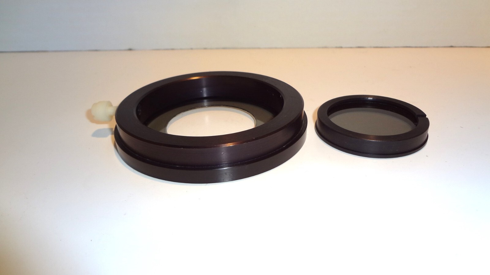 VOLPI 27770 CLASSIC RING POLARIZER SET FOR STANDARD RINGLIGHT **NICE CLEAN SET**