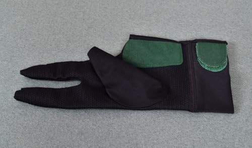 Billiard Pool Glove Left Hand Large Breathable Mesh Cushioned Pad Adjustable