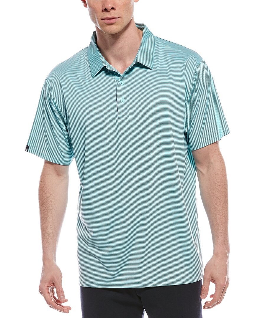 Callaway Premium Fineline Polo Shirt Men's Blue S