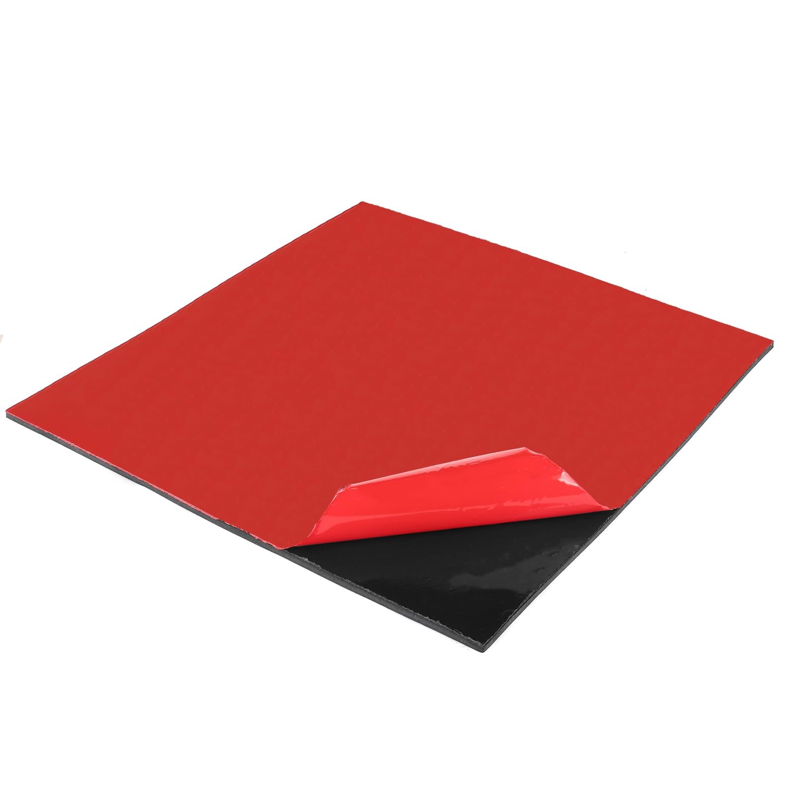 HooTown Adhesive Solid Rubber Strips, 12” W x 12" L, 1/8" Thick