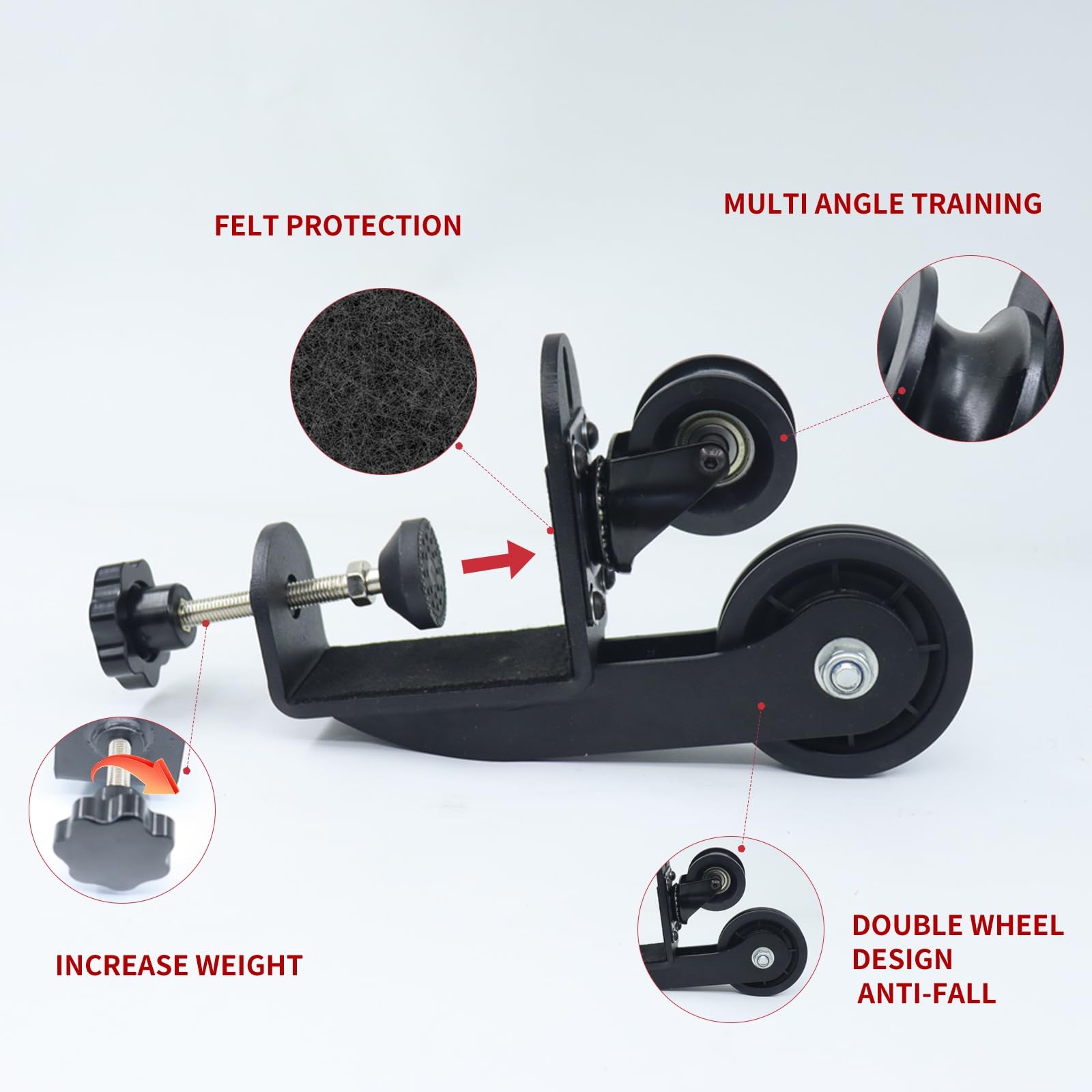 Arm Wrestling Training Pulley System Professional, Forearm Workout Table Equi...