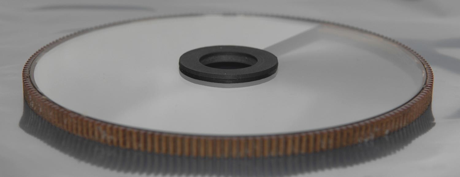 6.2" OD CIRCULAR VARIABLE ATTENUATOR / ND FILTER, GEARED RIM