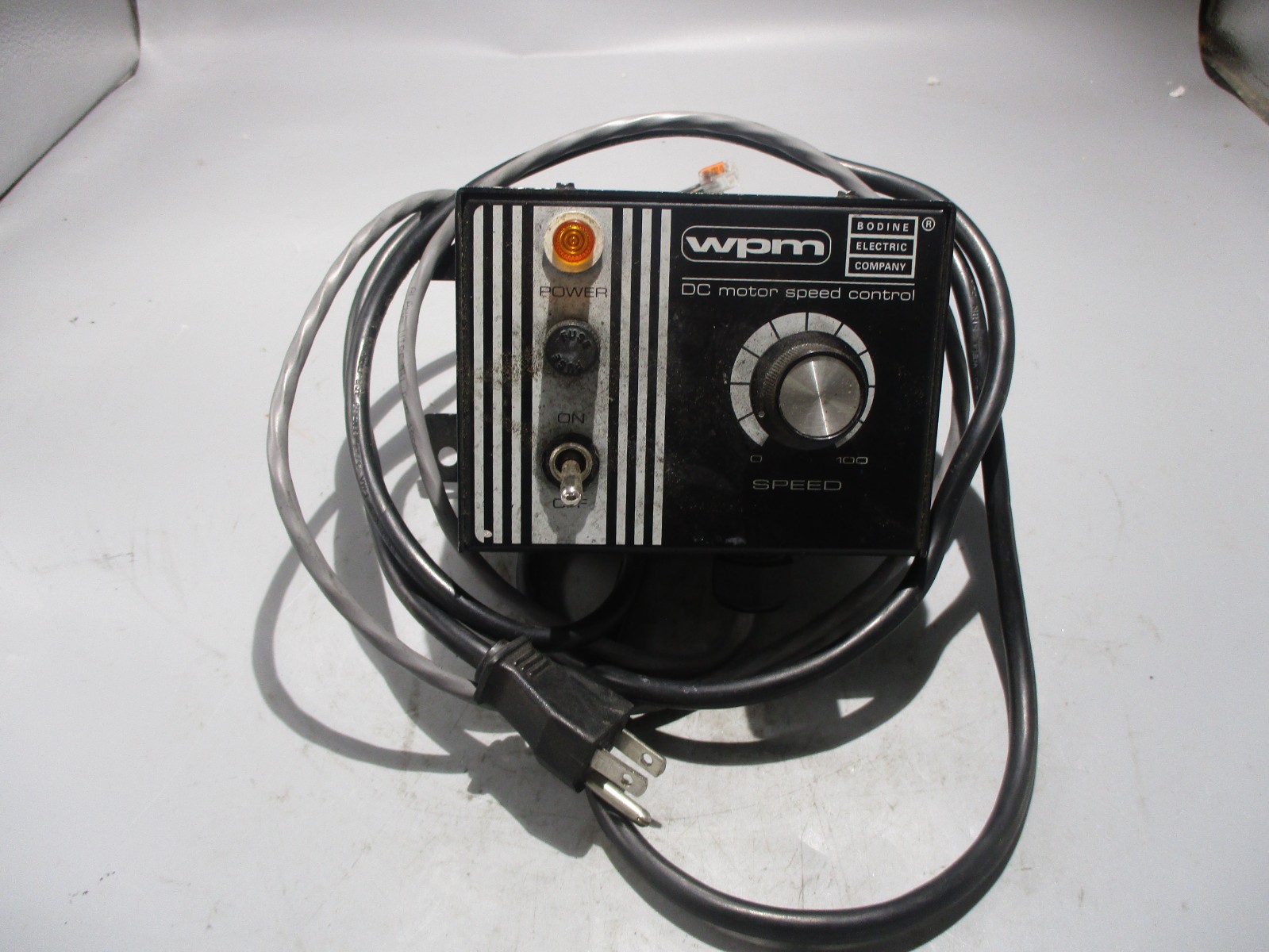 BODINE WPM-2137E1 SPEED CONTROLLER 115V