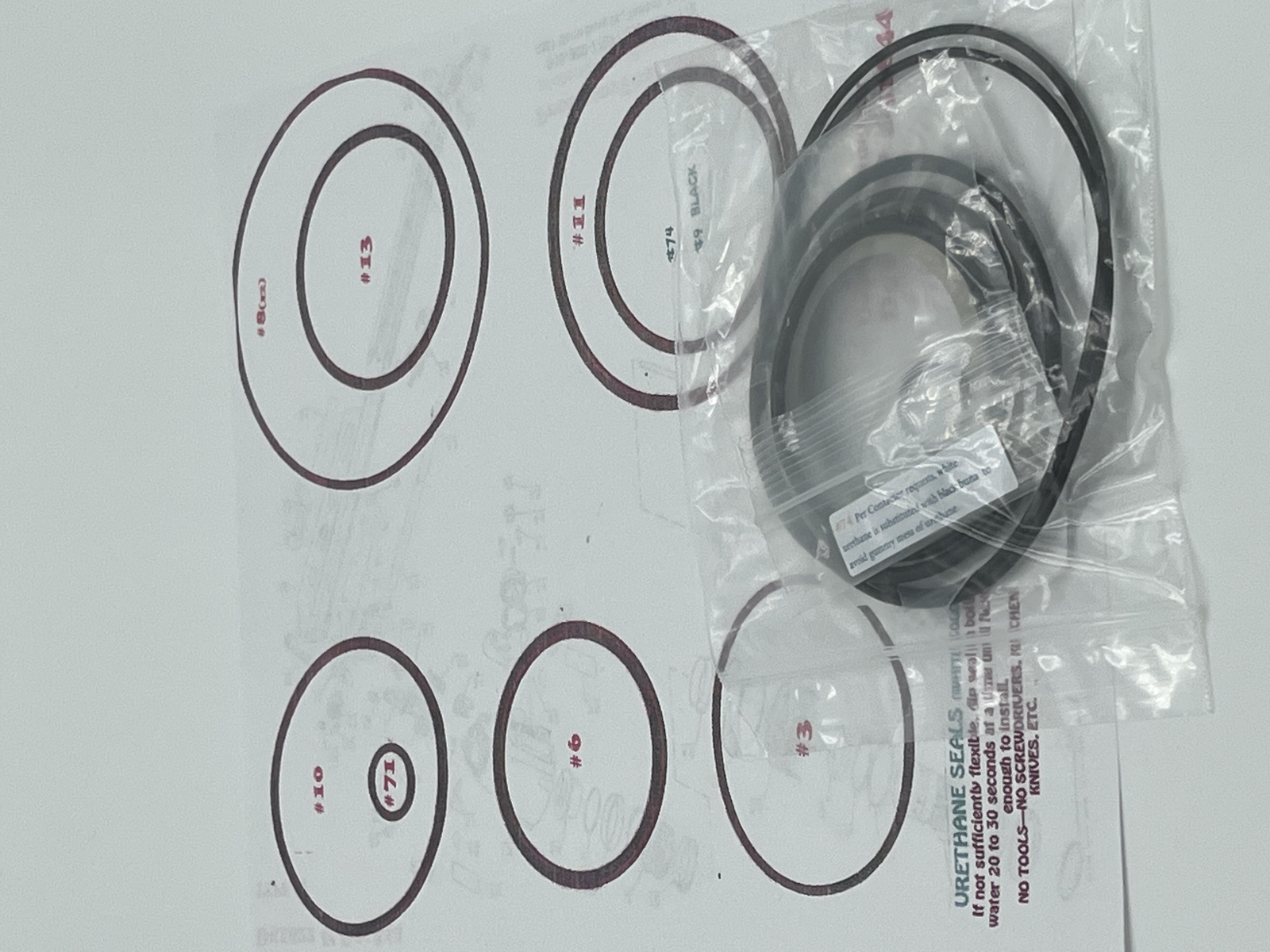 Replacement Aftermarket O-Ring Compatible with D51844 D51822 Type 4