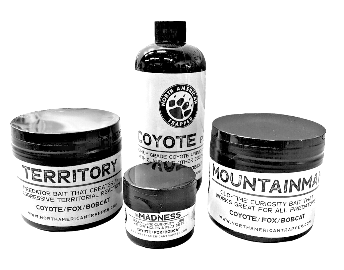LURE/BAIT Trapping BUNDLE ~ COYOTE / FOX / BOBCAT ~ North American Trapper