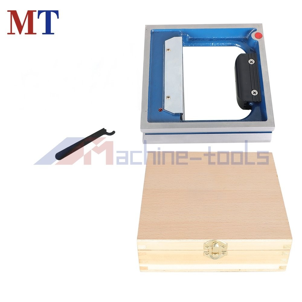 6 X 6" High Quality Precision Frame Spirit Level Sensitivity 0.0002" Per 10"