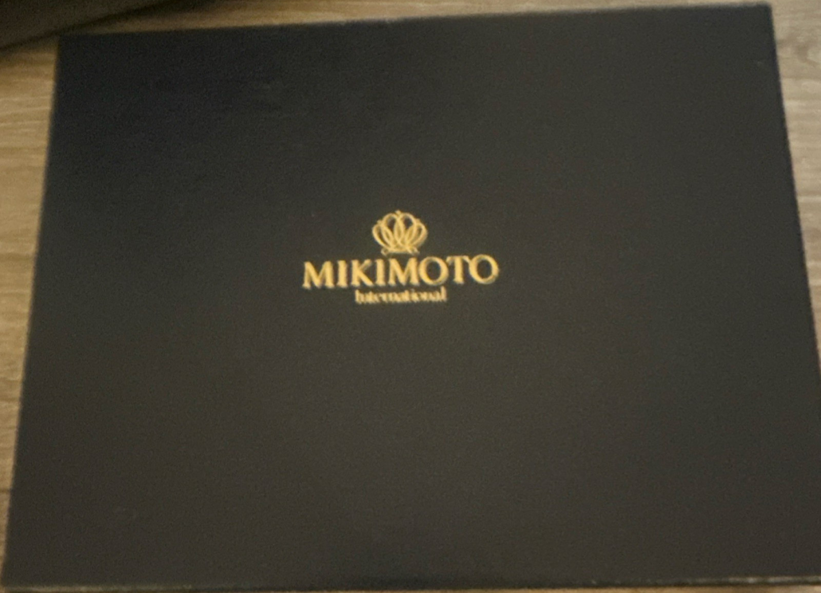 MIKIMOTO 6-Piece Silver Metal Spoon Set w/ Case, Glossy Finish, Modern