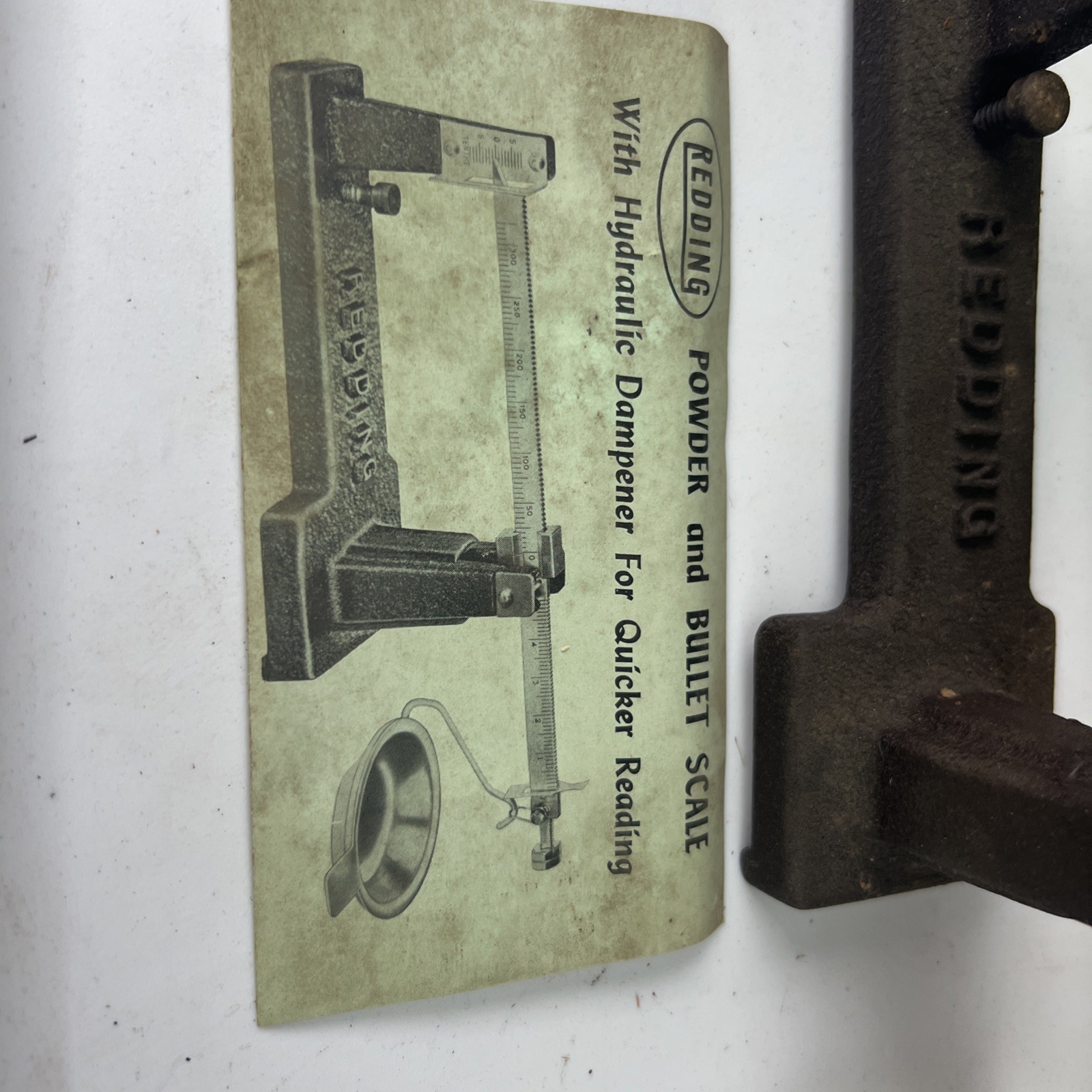 Redding Powder & Bullet Scale NOS