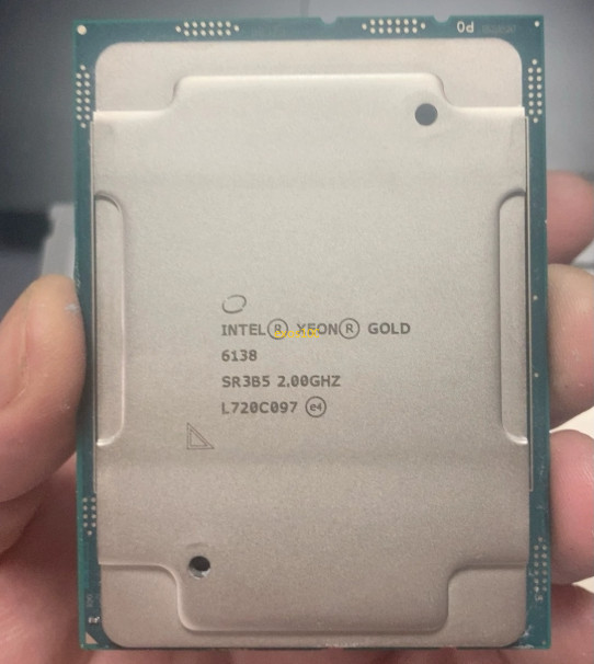 Intel Xeon Gold 6138 40-Thread LGA3647 2.0 GHZ 20-Cores 125W CPU Processor SR3B5