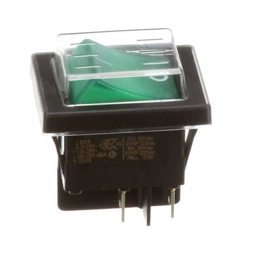Stoelting 717946 Rocker Switch Green Lighted Power Control