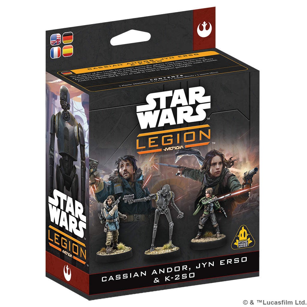 Star Wars: Legion - Cassian Andor, Jyn Erso & K-2SO (SWQ39)